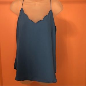 J. Crew Blue Tank Top Size 8
